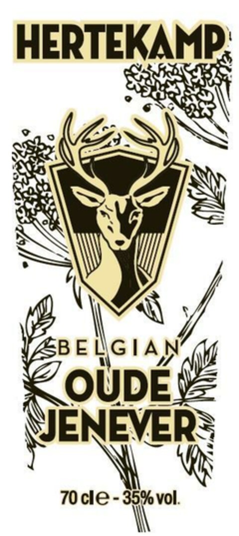 HERTEKAMP BELGIAN OUDE JENEVER 70clE - 35% vol. Logo (EUIPO, 11/04/2015)