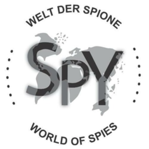 SPY WELT DER SPIONE WORLD OF SPIES Logo (EUIPO, 25.07.2016)