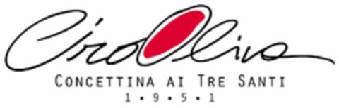 CIRO OLIVA CONCETTINA AI TRE SANTI 1951 Logo (EUIPO, 13.12.2016)