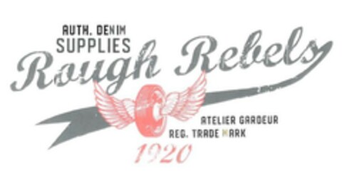 AUTH. DENIM SUPPLIES Rough Rebels ATELIER GARDEUR REG. TRADEMARK 1920 Logo (EUIPO, 28.09.2018)