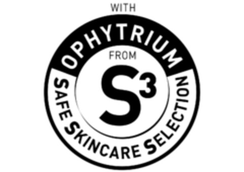 WITH OPHYTRIUM FROM SAFE SKINCARE SELECTION S3 Logo (EUIPO, 18.02.2019)