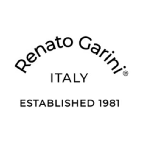 Renato Garini ITALY ESTABLISHED 1981 Logo (EUIPO, 03/24/2021)