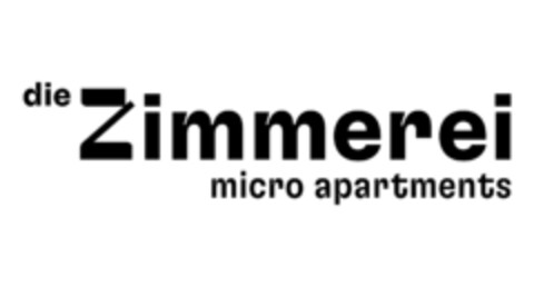 die Zimmerei micro apartments Logo (EUIPO, 02/23/2022)