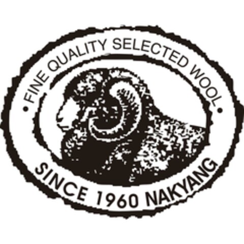 FINE QUALITY SELECTED WOOL SINCE 1960 NAKYANG Logo (EUIPO, 02/27/2023)