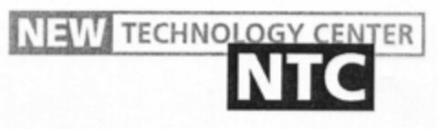 NTC NEW TECHNOLOGY CENTER Logo (EUIPO, 02.03.1998)