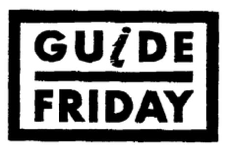 GUiDE FRIDAY Logo (EUIPO, 10/08/1999)