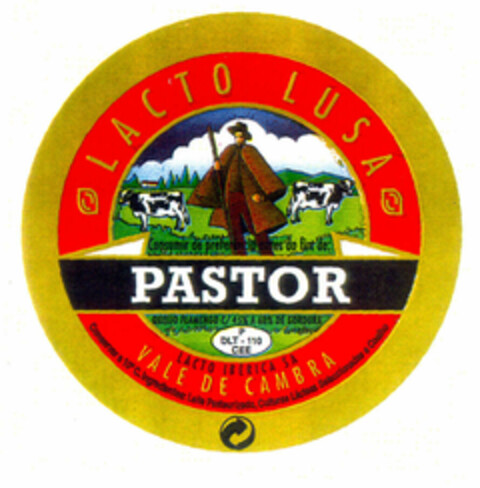 PASTOR LACTO LUSA VALE DE CAMBRA LACTO IBERICA SA Logo (EUIPO, 02/17/2000)