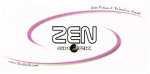Alex Palma & Valentina Giardi ZEN SHOCK www. ZenShock.com Logo (EUIPO, 05/17/2002)
