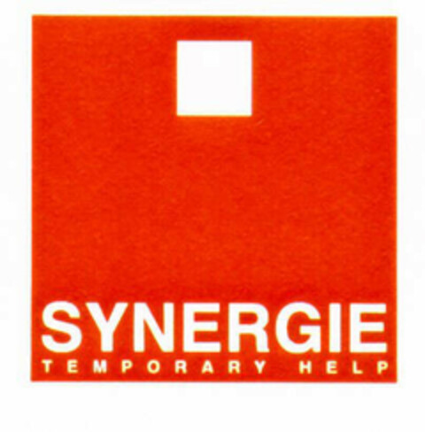 SYNERGIE TEMPORARY HELP Logo (EUIPO, 06/04/2002)