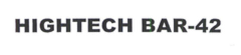 HIGHTECH BAR-42 Logo (EUIPO, 16.12.2003)