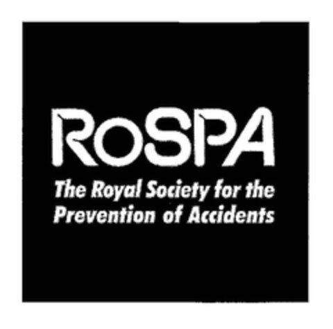 ROSPA The Royal Society for the Prevention of Accidents Logo (EUIPO, 11.03.2005)