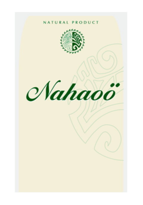 Nahaoö NATURAL PRODUCT Logo (EUIPO, 14.02.2008)