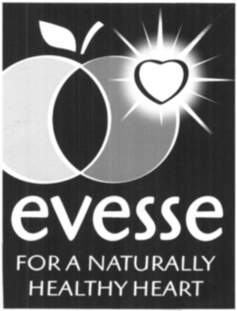 evesse FOR A NATURALLY HEALTHY HEART Logo (EUIPO, 03/04/2008)