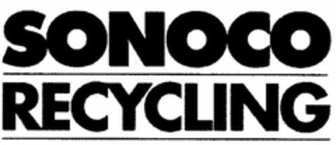 SONOCO RECYCLING Logo (EUIPO, 13.08.2008)