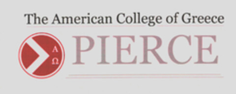 The American College of Greece PIERCE Logo (EUIPO, 01.03.2010)