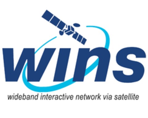 WINS wideband interactive network via satellite Logo (EUIPO, 17.04.2013)