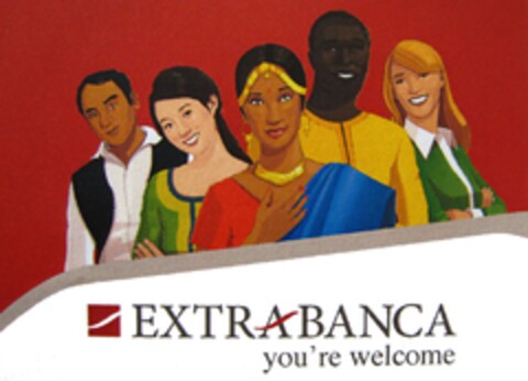 EXTRABANCA YOU'RE WELCOME Logo (EUIPO, 23.04.2013)