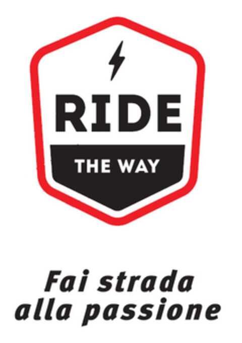 RIDE THE WAY Fai strada alla passione Logo (EUIPO, 04.07.2014)