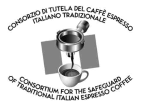 CONSORZIO DI TUTELA DEL CAFFE' ESPRESSO ITALIANO TRADIZIONALE CONSORTIUM FOR THE SAFEGUARD OF TRADITIONAL ITALIAN ESPRESSO COFFEE Logo (EUIPO, 10.12.2014)