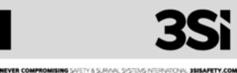 3Si NEVER COMPROMISING SAFETY & SURVIVAL SYSTEMS INTERNATIONAL 3SISAFETY.COM Logo (EUIPO, 12/17/2014)