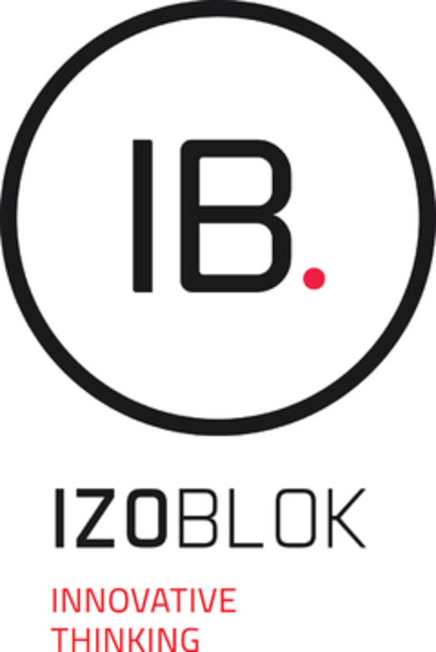 IB. IZOBLOK INNOVATIVE THINKING Logo (EUIPO, 07/20/2016)