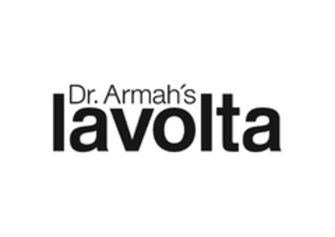 Dr. Armah's lavolta Logo (EUIPO, 10/17/2016)