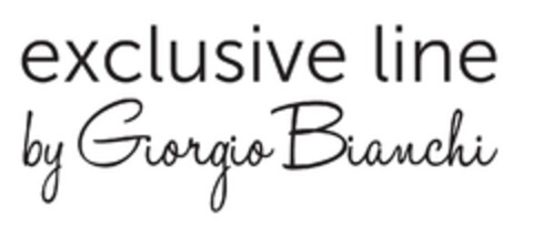 exclusive line by Giorgio Bianchi Logo (EUIPO, 30.11.2016)