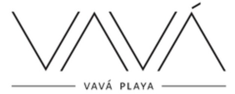 VAVÁ VAVÁ PLAYA Logo (EUIPO, 02/16/2017)