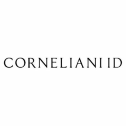CORNELIANI ID Logo (EUIPO, 03/20/2018)