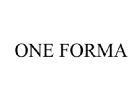 ONE FORMA Logo (EUIPO, 04/27/2020)