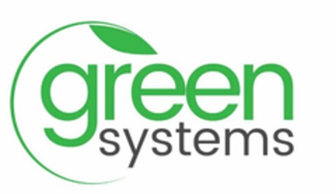 green systems Logo (EUIPO, 08/30/2022)