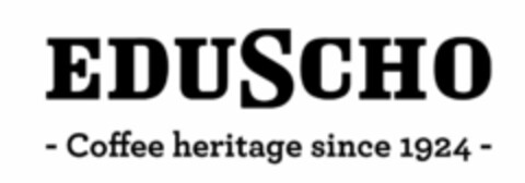 EDUSCHO Coffee heritage since 1924 Logo (EUIPO, 12/21/2022)