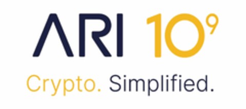 ARI 10⁹ 9 Crypto . Simplified . Logo (EUIPO, 09/28/2023)