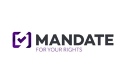 MANDATE FOR YOUR RIGHTS Logo (EUIPO, 25.04.2024)