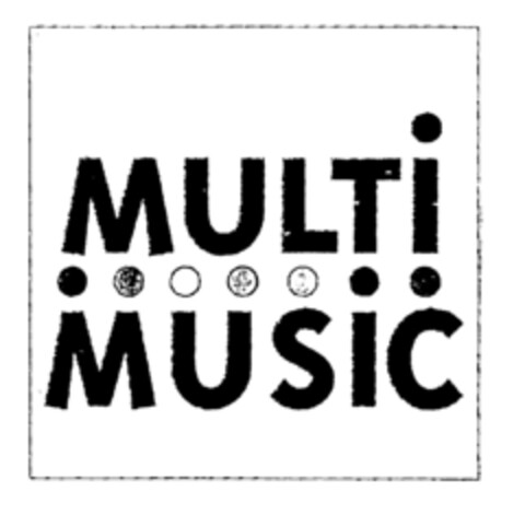 MULTI MUSIC Logo (EUIPO, 25.07.1996)