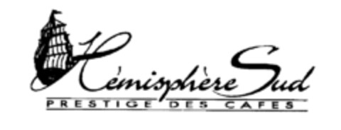 Hémisphère Sud PRESTIGE DES CAFES Logo (EUIPO, 01/09/1997)