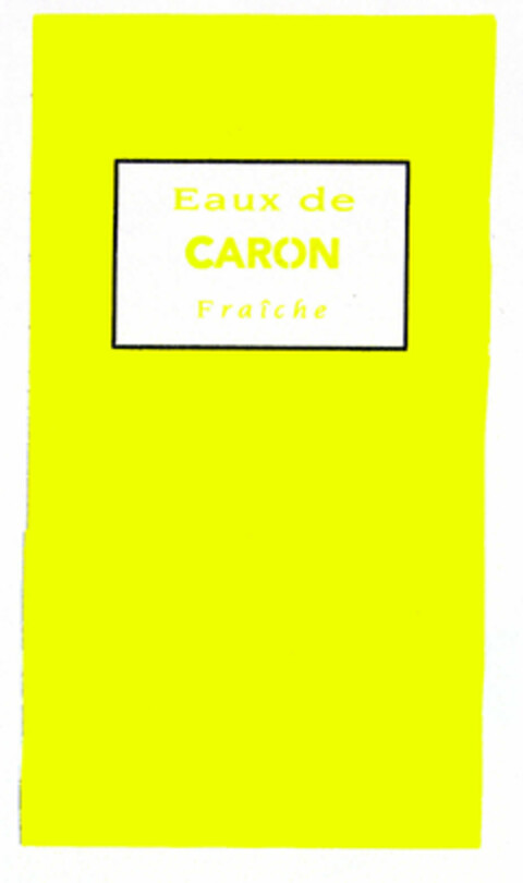 Eaux de CARON Fraîche. Logo (EUIPO, 06/05/1997)