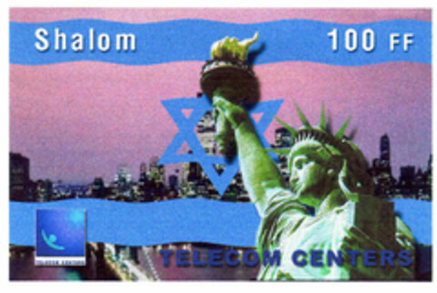 Shalom TELECOM CENTERS Logo (EUIPO, 30.11.1999)