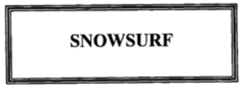 SNOWSURF Logo (EUIPO, 03/22/2000)