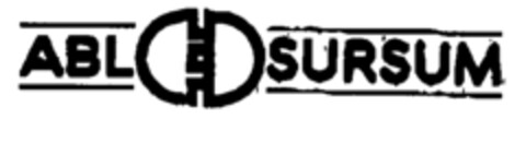 ABL SURSUM Logo (EUIPO, 20.07.2000)