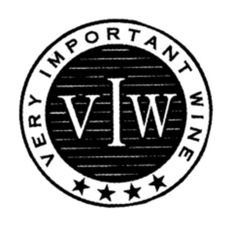 VIW VERY IMPORTANT WINE Logo (EUIPO, 16.03.2001)