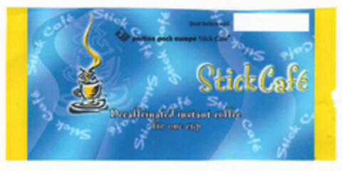 StickCafé portion pack europe Stick Café - Decaffeinated instant coffee for one cup Logo (EUIPO, 04/17/2001)