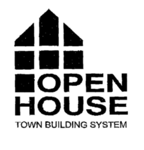 OPEN HOUSE TOWN BUILDING SYSTEM Logo (EUIPO, 04.07.2002)