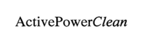 ActivePowerClean Logo (EUIPO, 21.03.2006)