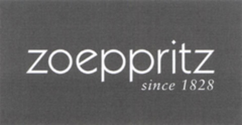 zoeppritz since 1828 Logo (EUIPO, 20.10.2006)