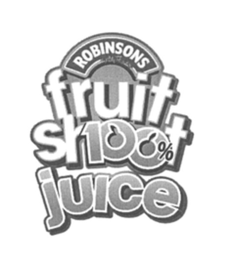 ROBINSONS FRUIT SHOOT 100% JUICE Logo (EUIPO, 14.02.2007)