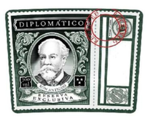 DIPLOMÁTICO RON ANTIGUO RESERVA EXCLUSIVA Logo (EUIPO, 16.07.2008)