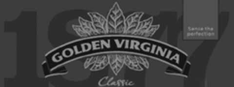 GOLDEN VIRGINIA 1877 CLASSIC SENSE THE PERFECTION Logo (EUIPO, 03/22/2013)