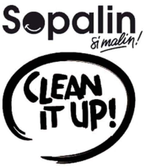Sopalin Si malin! CLEAN IT UP! Logo (EUIPO, 22.11.2013)