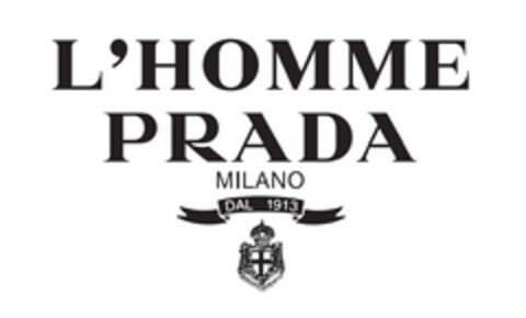 L'HOMME PRADA MILANO DAL 1913 Logo (EUIPO, 01/14/2016)